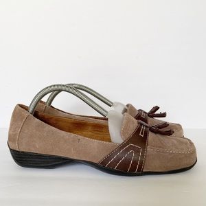 Naturalizer Carissa‎ Suede Tassel Loafers Slip on Flat Comfort Shoe